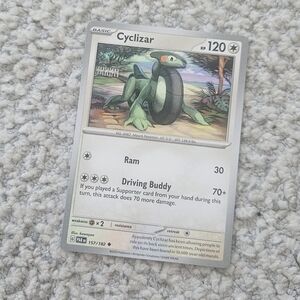 POKEMON TCG Card Cyclizar Paradox Rift 157/182